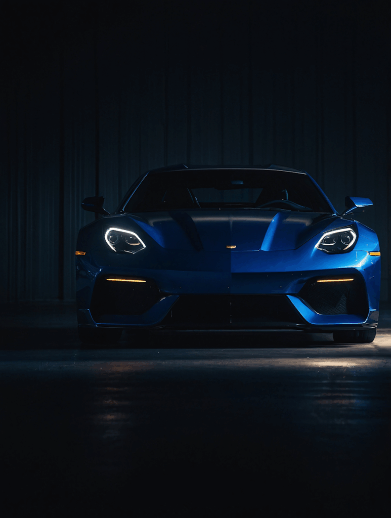 sleek modern sports car